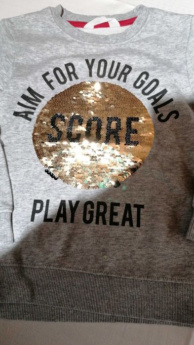 K/122 Bluza przez głowę dziecięca H&M  r. 110/116