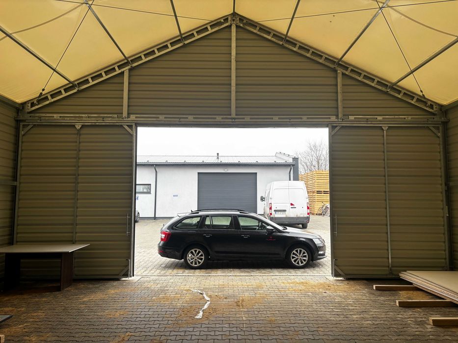 Hala namiotowa 10x20x4m dach pneumatyczny magazyn stolarnia Producent