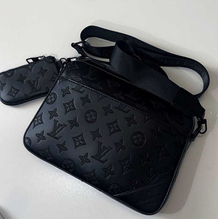 Сумка Louis Vuitton | Чорна | Нова | Комплект 2 в 1