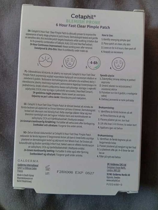 Plastry na wypryski Cetaphil