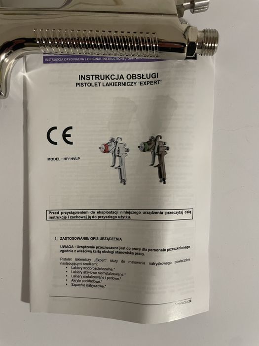 Pistolet lakierniczy Expert HP 1.8 mm / Nowy