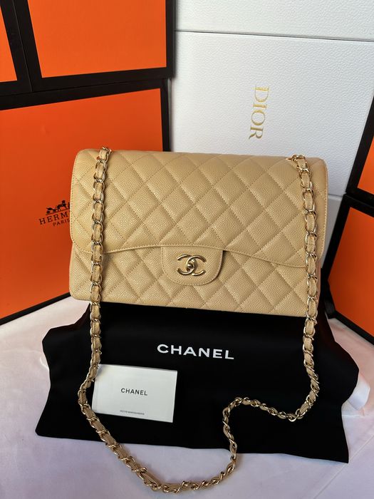Chanel Flap Bag Jumbo Caviar