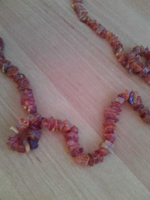 Naszyjnik Bursztynowy Bryłki