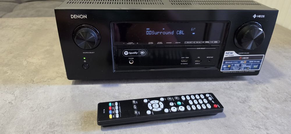 Denon AVR-X2400H – мережевий 7.2 AV-ресивер, Dolby Atmos, 4K HDR, Wi-Fi, Bluetooth