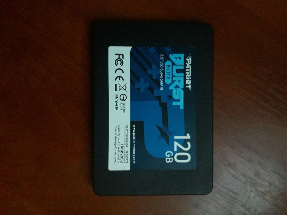 SSD Patriot 120 gb в робочому стані