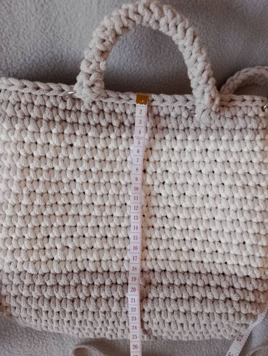 Torba że sznurka ręcznie robione