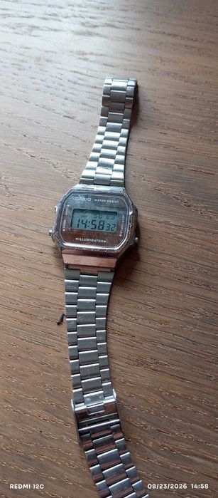 Relógio Casio modelo A168We módulo 3298