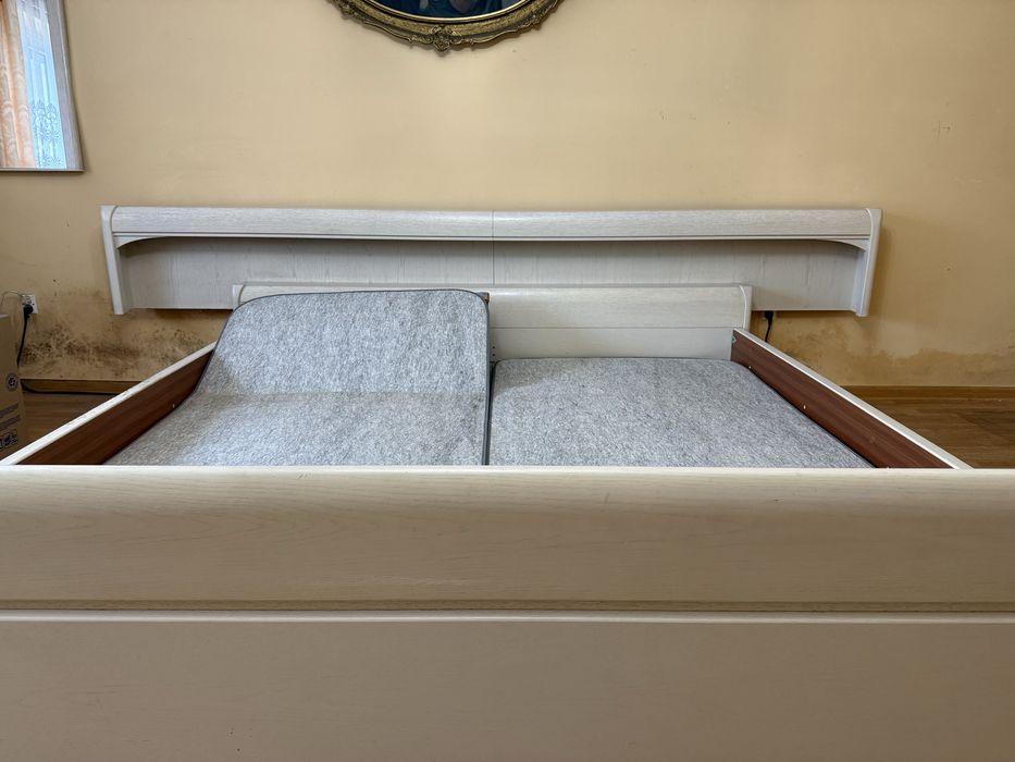 Łóżko 200x200 stan dobry, solidna konstrukcja