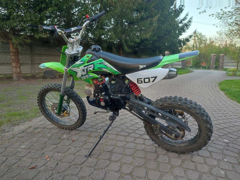 Пітбайк кросовий ендуро питбайк 125куб мотоцикл XTR 607 E start 17/14
