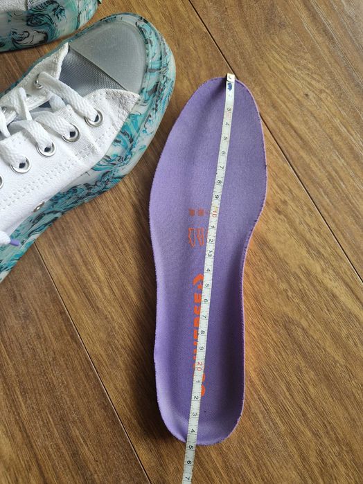 Trampki Converse r. 37 biało-szaro-turkusowe Białe Turkusowe