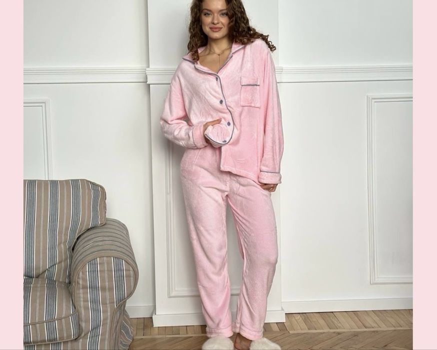 Жіноча тепла піжама welsoft, різні кольори