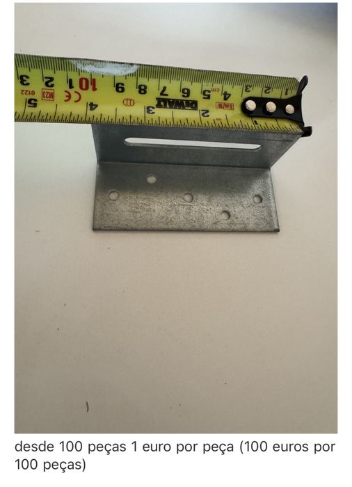 Suportes Metálicos / Cantoneiras Galvanizadas para Construção