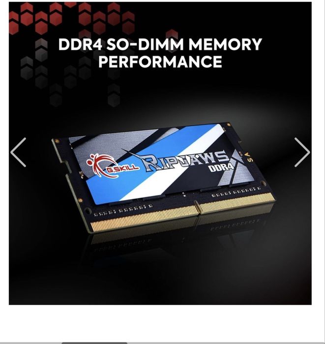 2 Memória RAM G.SKILL Ripjaws 32GB (2x16GB) DDR4 2666MHz SO-DIMM – Excelente Estado