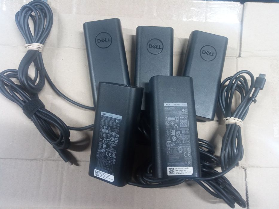 Електрошрот Оригінал Блок питания живлення зарядне Dell Type C 65W