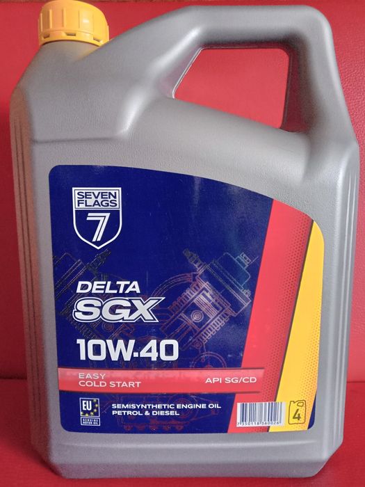 Моторна олива 7Flags, Bars 10w40 і Luxe X-PERT FUEL ECONOMY SL 4л., 1л