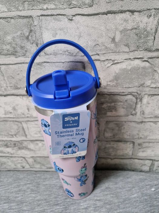 Stalowy kubek termiczny Disney Stitch PRIMARK
