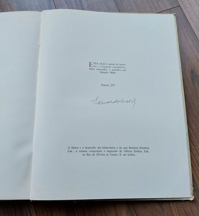 Livro porcelana da China 1956 edição numerada