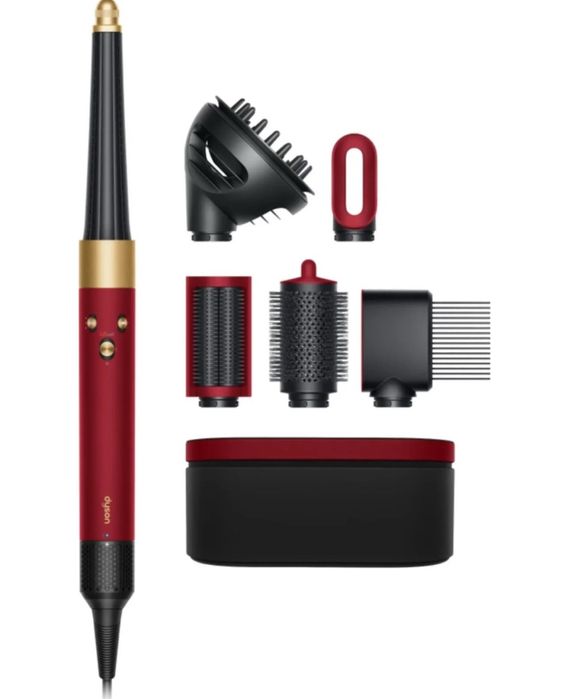 Мультистайлер Dyson Airwrap i.d. multi-styler and driver Curly+Coily Red Velvet/Gold