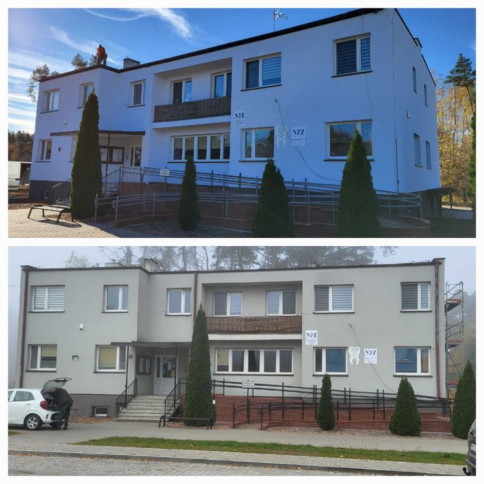 Malowanie dachów / Malowanie elewacji / Mycie dachów / Mycie elewacji