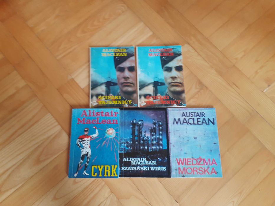 Alistair  MacLean mistrz sensacji ; 37 tytułów , każdy można kupić oddzielnie.