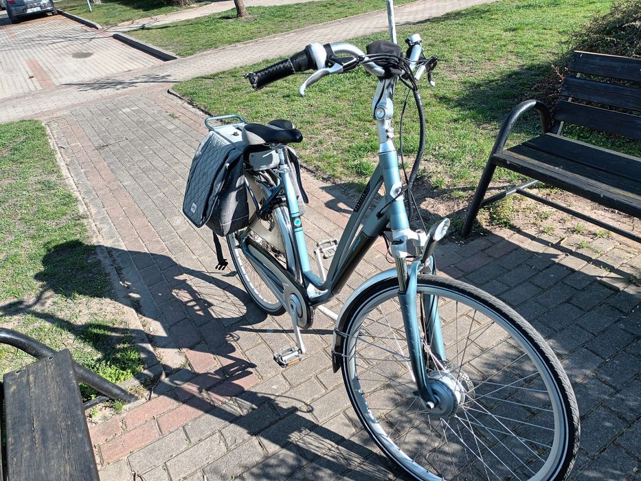 Rower elektryczny holenderski damski