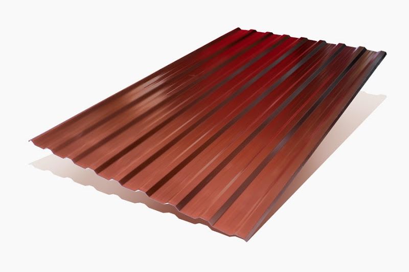 Металочерепиця, Профнастил Arcelor Mittal (0,52мм) і ринва, підсофітка