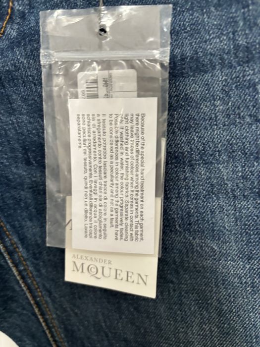 Nowe cropped jeans Alexander Mcqueen Mqueen L