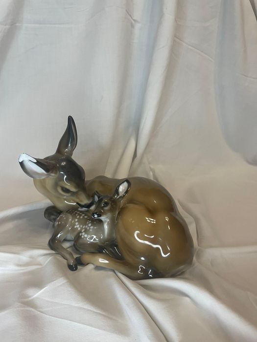 Veados da Rosenthal com defeito na orelha