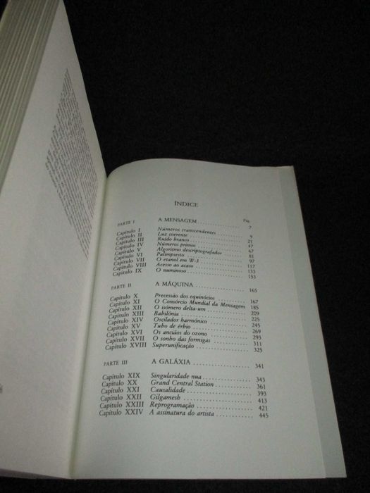 Livro Contacto Carl Sagan Gradiva