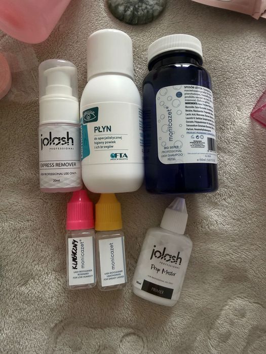 Przedłużanie rzęs produkty