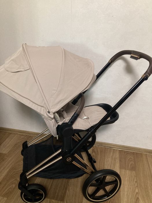 Візочок Cybex Priam 4.0 Cozy Beige Rose Gold 2 в 1