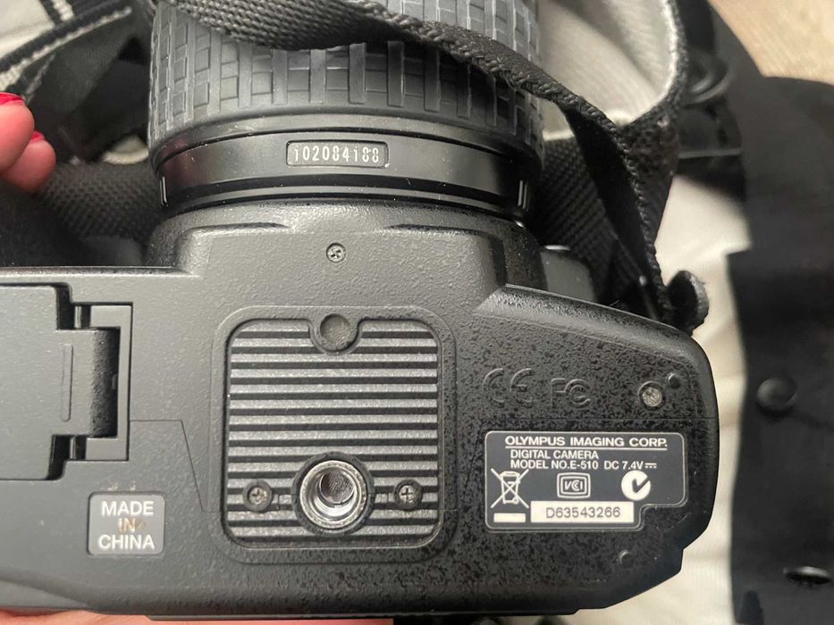 Olympus E-510 DSLR + 2 Lentes + Acessórios