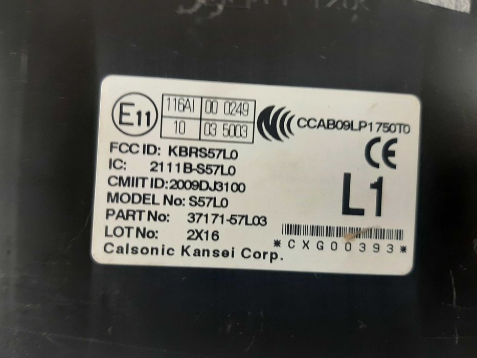 Suzuki Kizashi 2,4 moduł komfortu