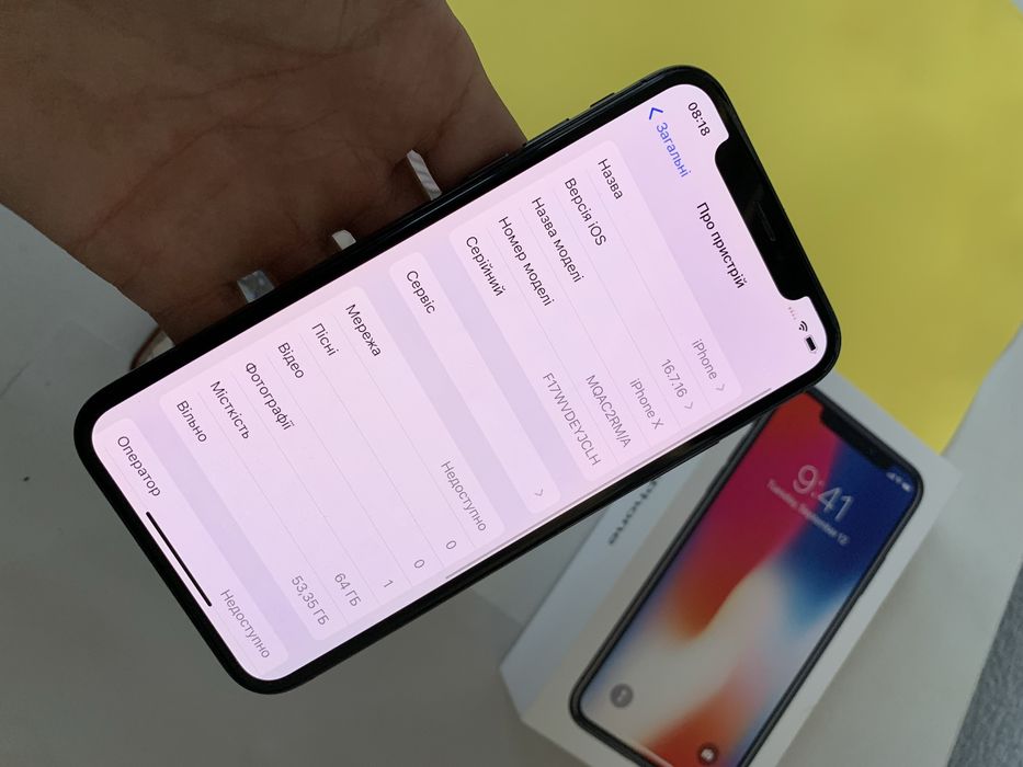 Iphone X 64gb Grey 100% батарея