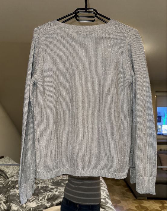 Sweter szary świecący