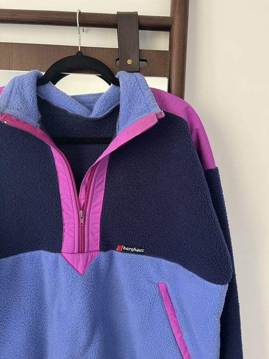 Retro Polar Berghaus XL granatowo-fioletowy