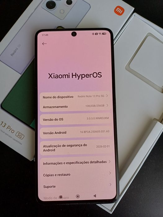 Redmi Note 13 Pro 5G - como novo