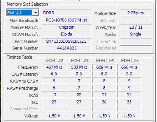 RAM Kingston (IC Elpida) 2 x 2 GB 10600S 1333 MHz DDR 3 parowane