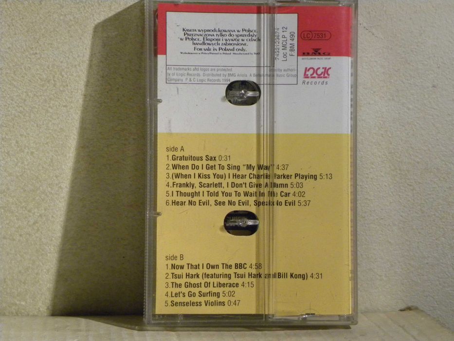! kaseta magnetofonowa Sparks – Gratuitous Sax & Senseless Violins