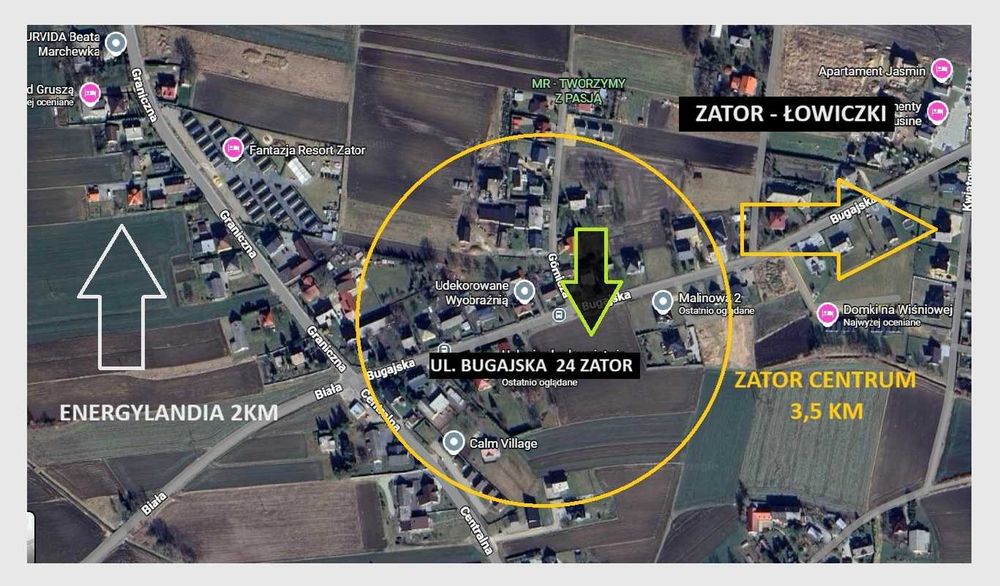 Atrakcyjna nieruchomość - ul. Bugajska Zator - 1,5km od Energylandii - Widok 4