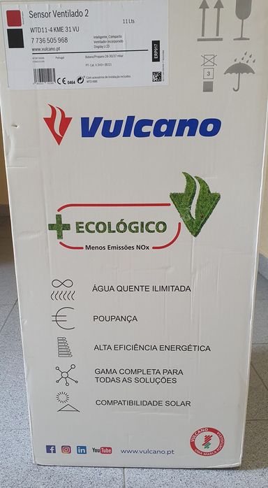 Esquentador Vulcano Sensor Ventilado 2