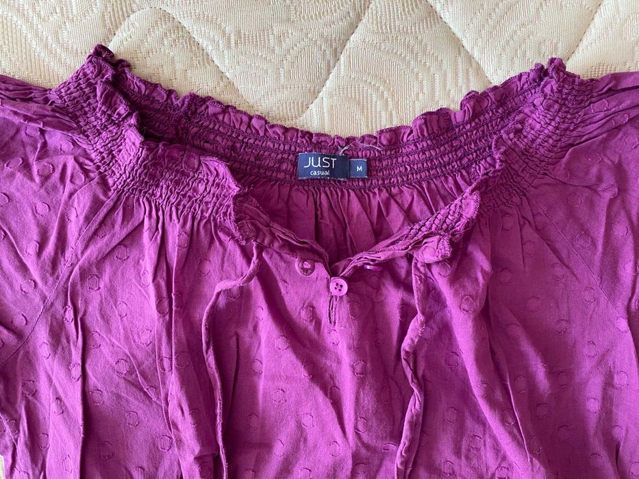 Blusa roxa da Just