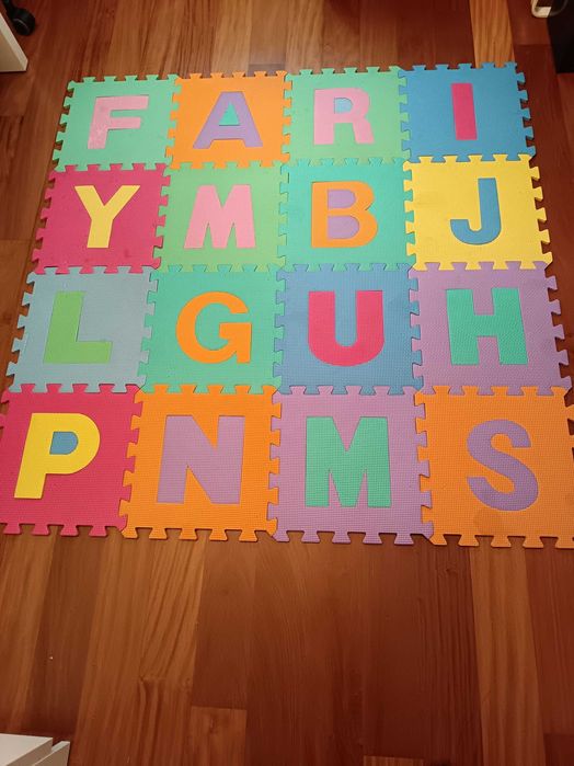 Tapetes em espuma infantis