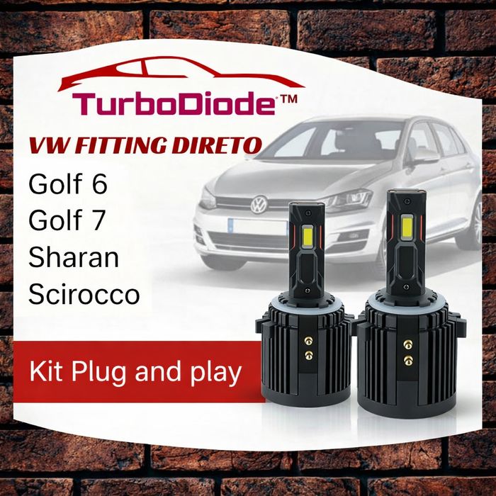 Led H7 especifico para Golf 6, Golf 7 Scirocco Touran Tiguan Sharan
