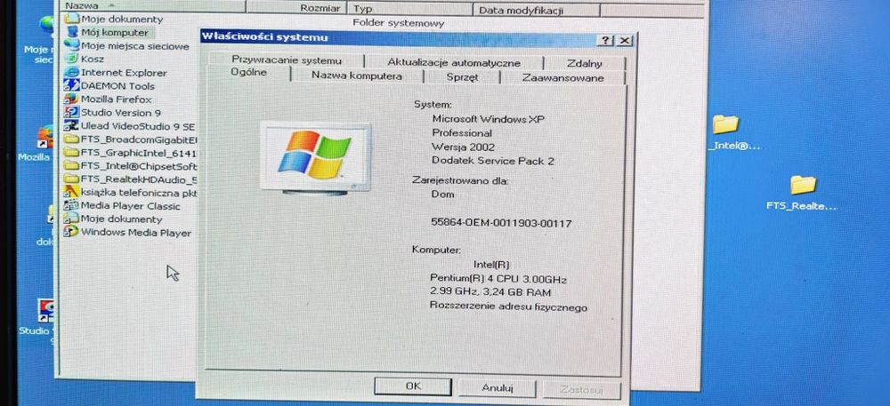 Komputer stacjonarny Fujitsu Esprimo P5905 | 4GB RAM | Windows XP PRO