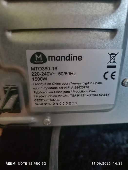 Sprzedam piekarnik elektryczny ChefXL 38L