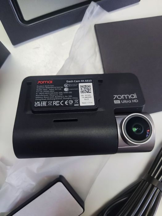 4к якість + GPS швидкість пише 70mai Dash Cam A510 A510S A810S