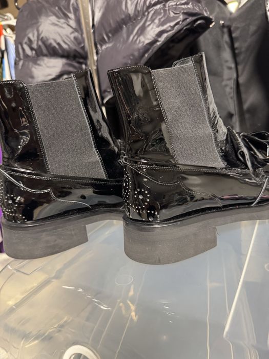 Ботинки лаковые женские 37