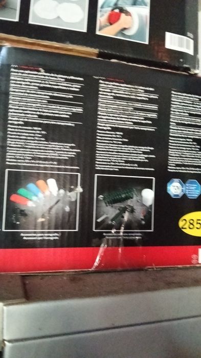 Kit aerógrafo novo com todos os acessórios e tintas, no inca usado.
