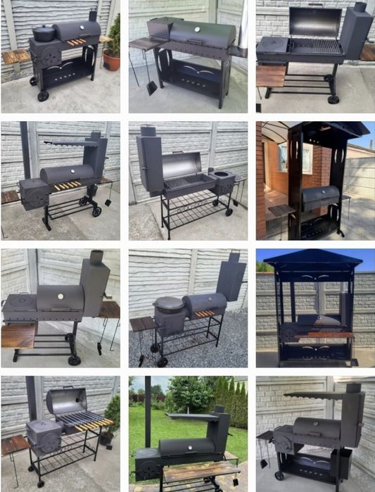 •5мм! 100% НЕ ПРОГОРИТЬ! Мангал Смокер з Піччю під казан та коптильнею